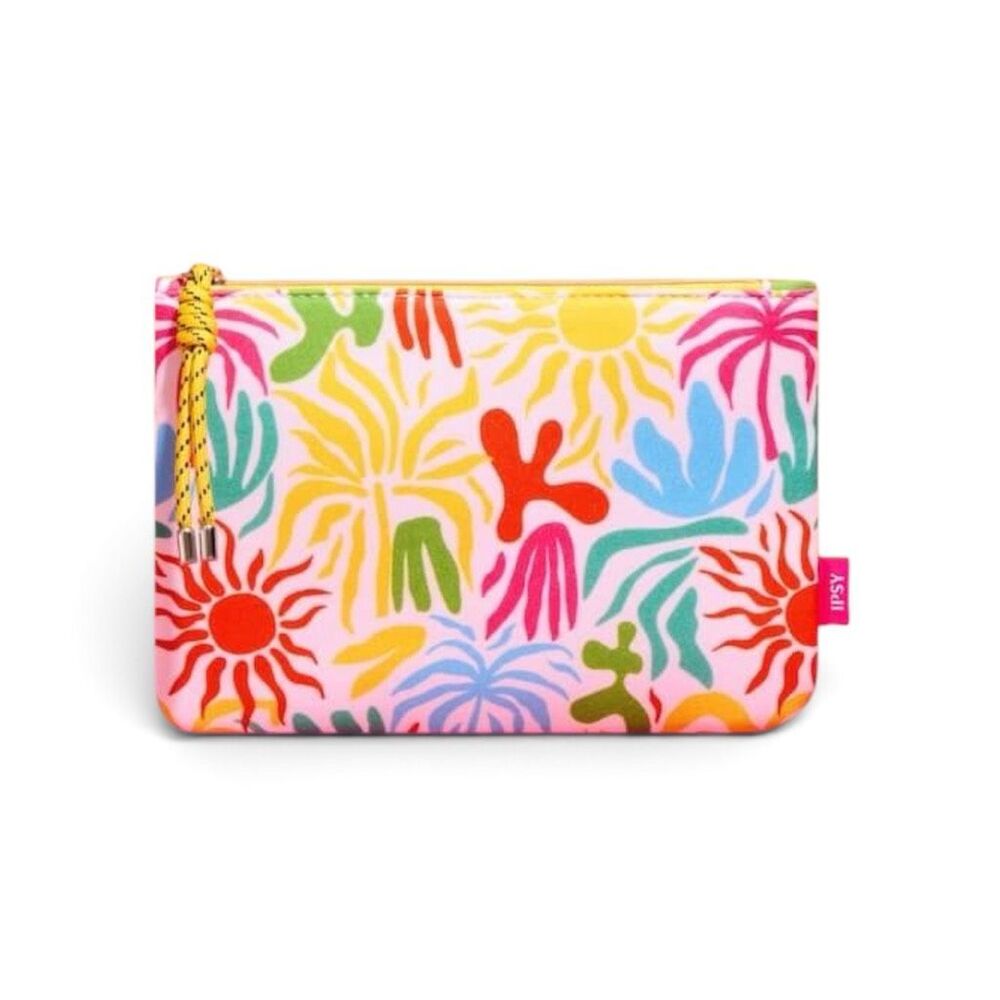 New Ipsy Glam Bag Summer Pride and Play Bright Makeup Accessory Bag